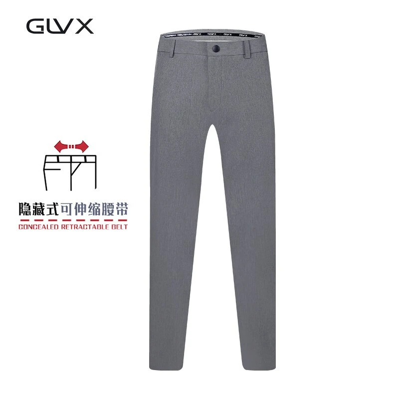 GLVX高尔夫男裤子男装服装修身运动裤休闲裤衣服弹力舒适球裤