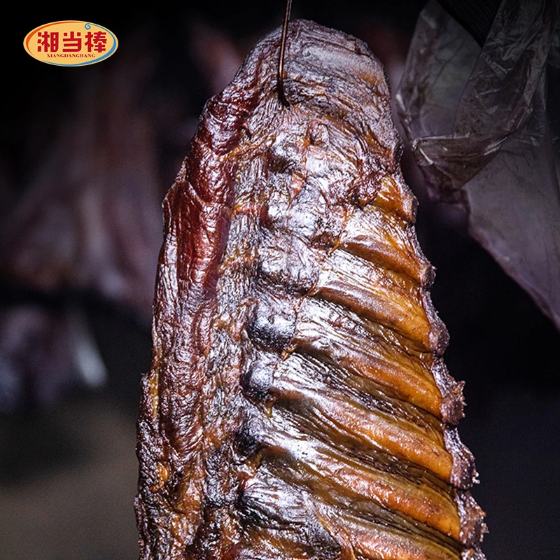 【2斤精排全家福】湖南柴火烟熏土猪腊排骨，赠品以直播间现称为准