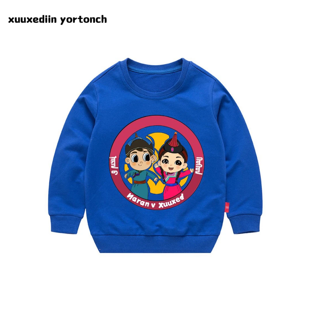 儿童蒙古元素卫衣民族风长袖卫衣