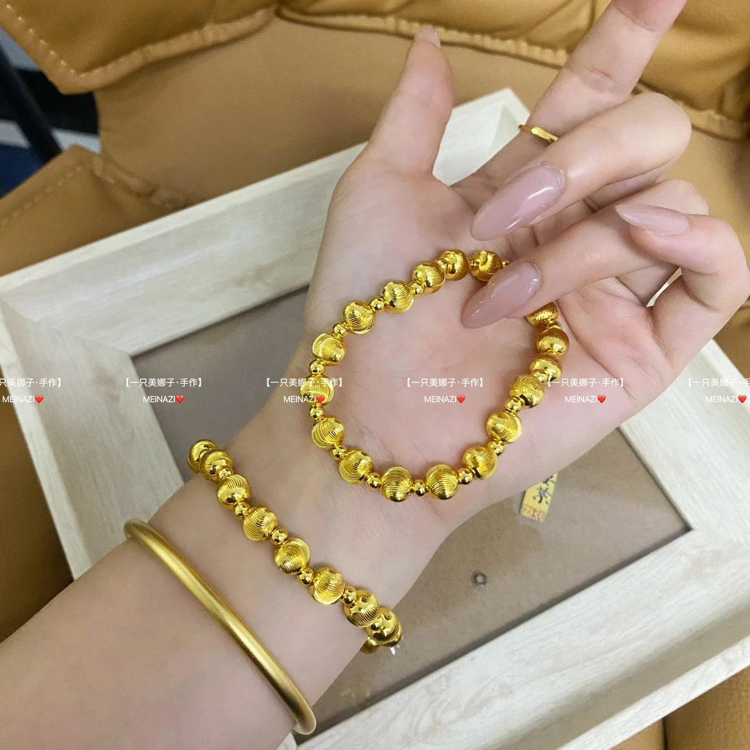 铜合金手链 MEINAZI/美娜子 |闪闪猫yan珠手串·爆闪珠轻新款