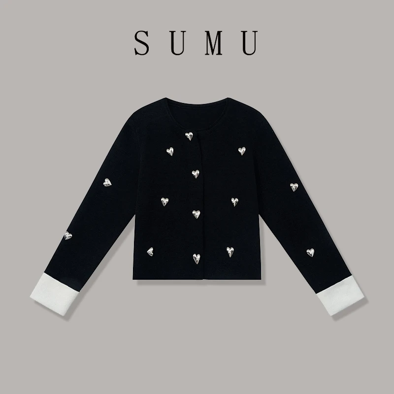 宿慕小雨自产女款外套9-12秋季2024新款时尚百搭休闲外套G66009