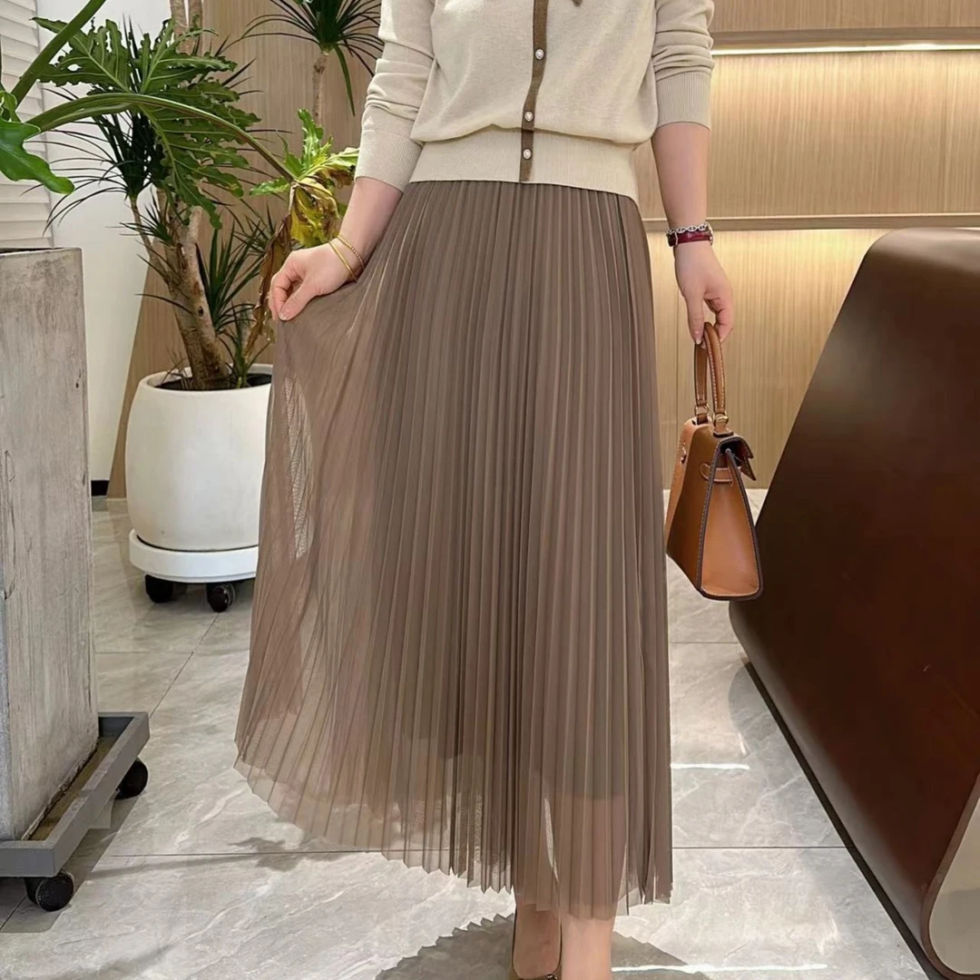 GT7766时尚春款高阶品纱裙半身裙