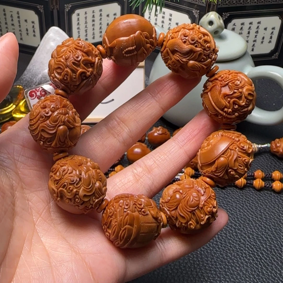 【闪购商品】橄榄核手串祥云财神