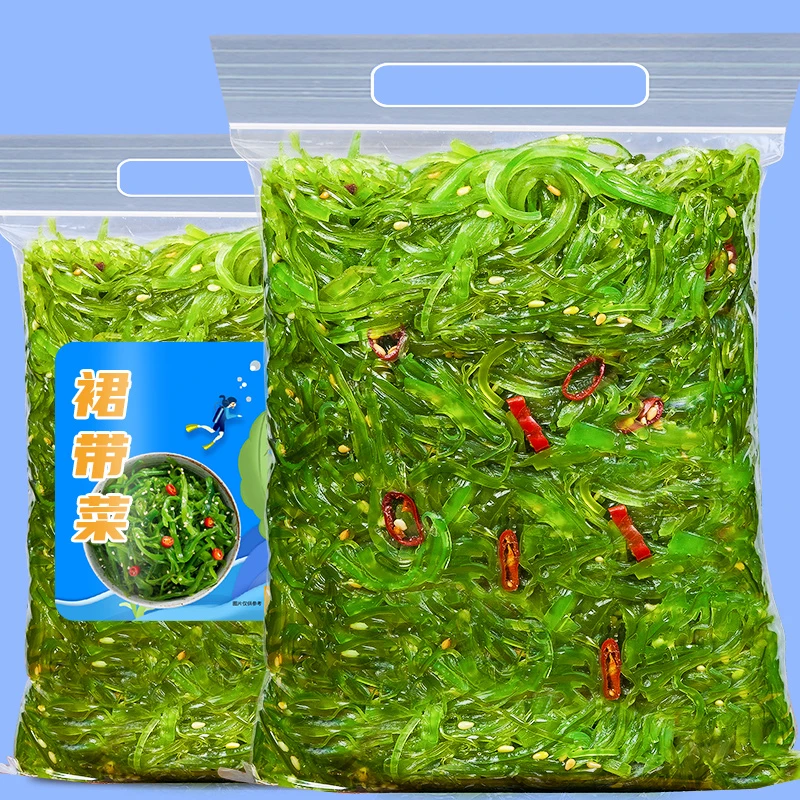 开袋即食大连裙带菜中华海草海带丝海藻沙拉凉拌寿司白菜风味