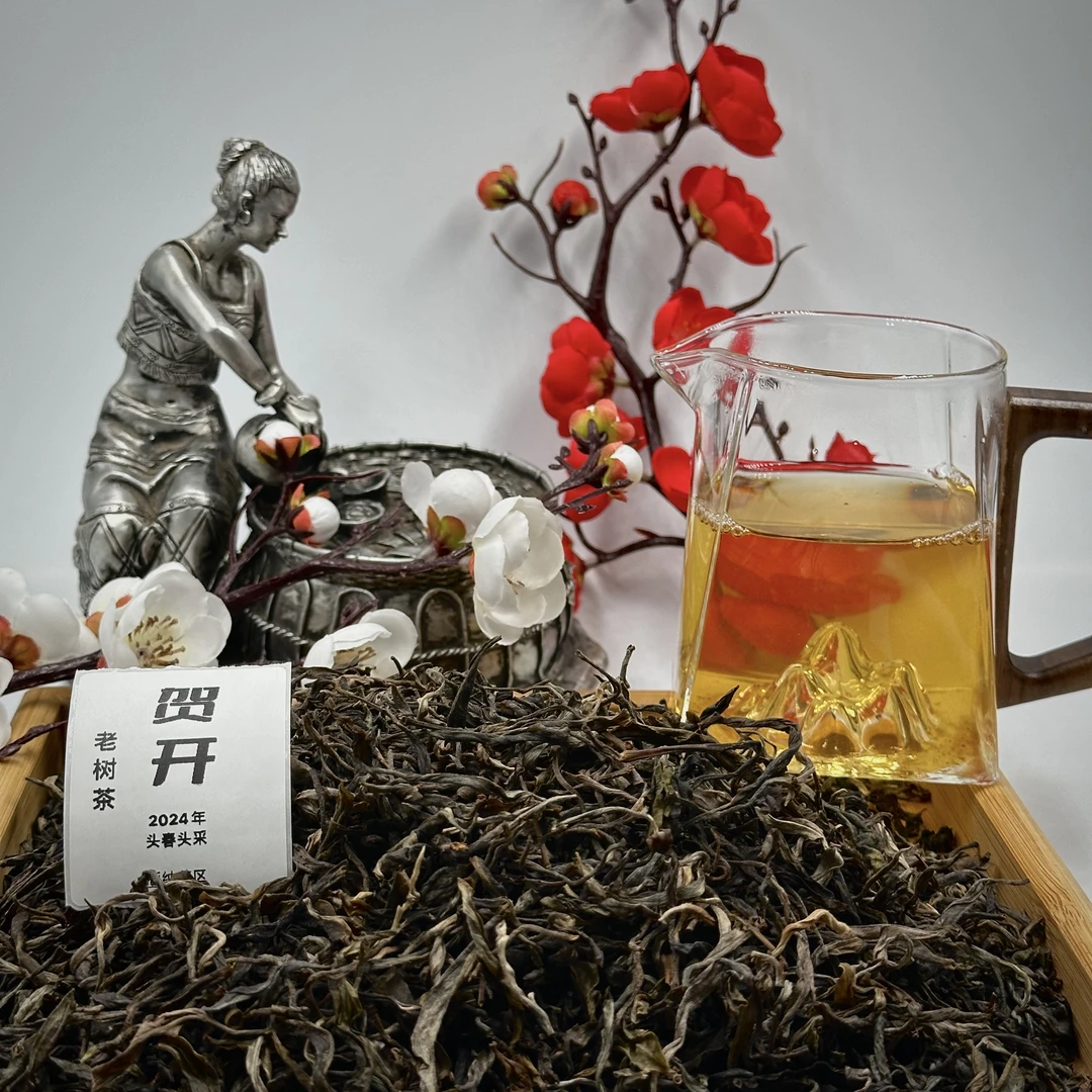 2024年 贺开（56号）小古树头春茶 100克/散茶（版纳茶区）