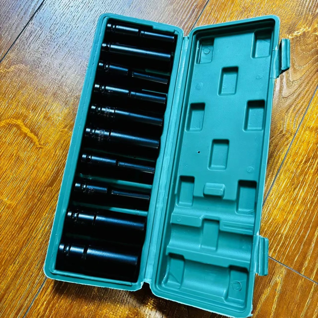 dj直播DJ 电动扳手套筒套装-（8-19mm）加长加厚10件套