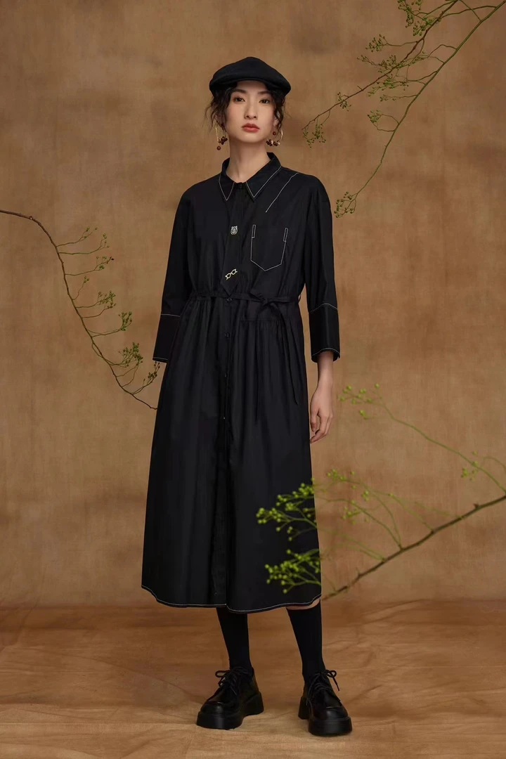 女装连衣裙气质长款