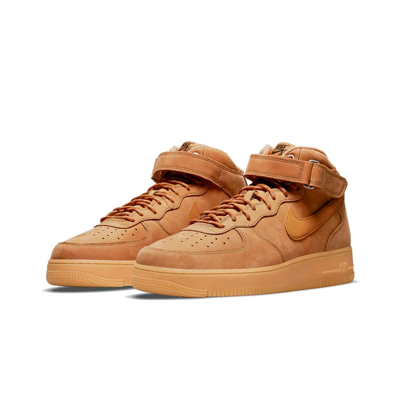 耐克Nike Air Force 1 Mid AF1 小麦色运动板鞋 DJ9158-200