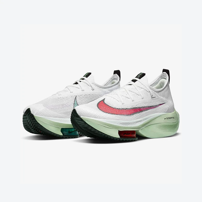 Nike Air Zoom Alphafly NEXT% 气垫泡棉马拉松跑鞋 CZ1514-100