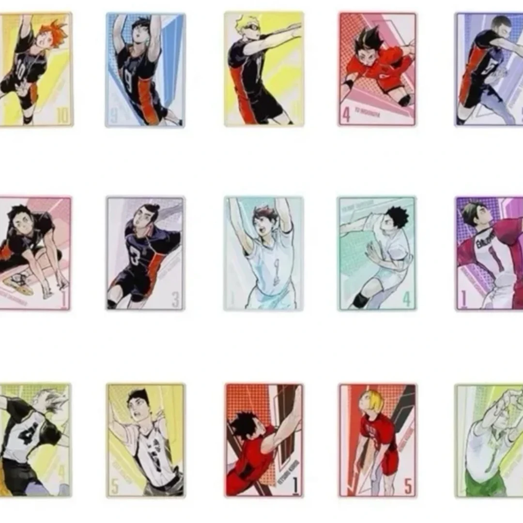 排球少年JS亚克力原画数据卡 默认代拆未成年禁止下单不退换