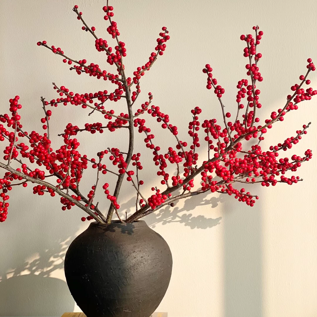 【杨鹏鲜花】冬青 鲜花纳福秋季上新轻奢家居装饰花材包邮