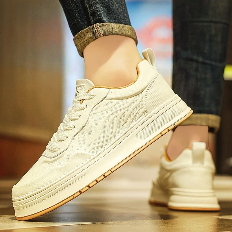 休闲鞋子男款秋季透气2024新款潮鞋网红爆款一脚蹬小白鞋男士板鞋