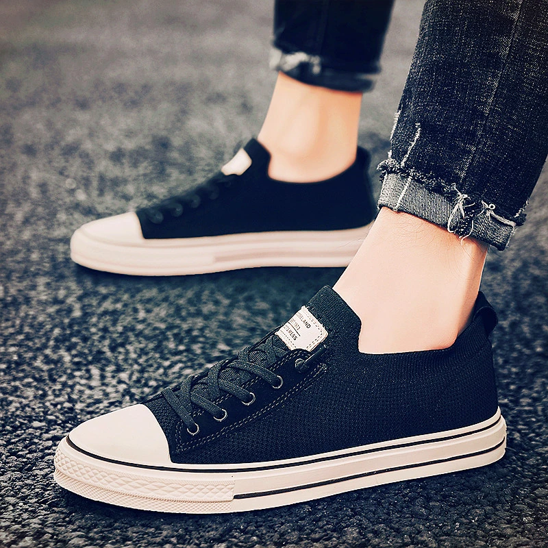 板鞋男款潮鞋透气夏季2024新款时尚百搭运动鞋子男士休闲鞋网面鞋