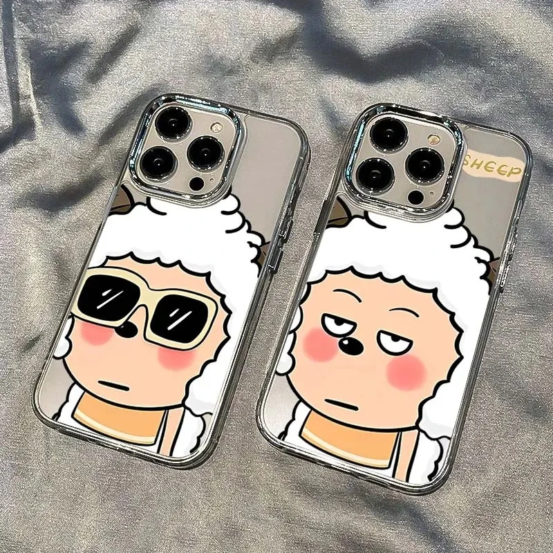 墨镜懒洋洋iPhone15promax手机壳苹果14透明软壳13可爱12/11防摔