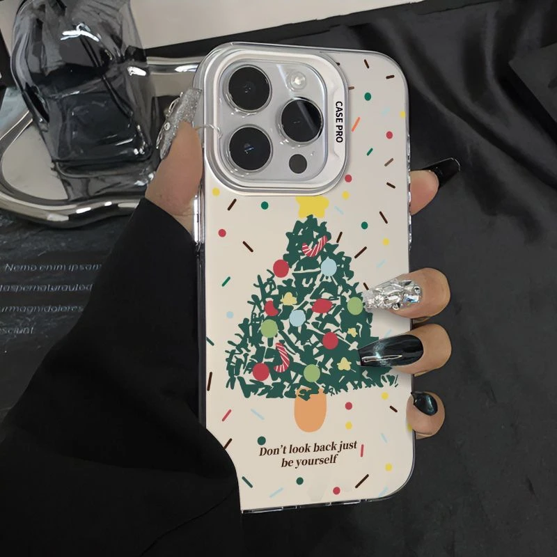 糖果圣诞树苹果iPhone15promax手机壳14/13个性12/11元气壳防摔xs