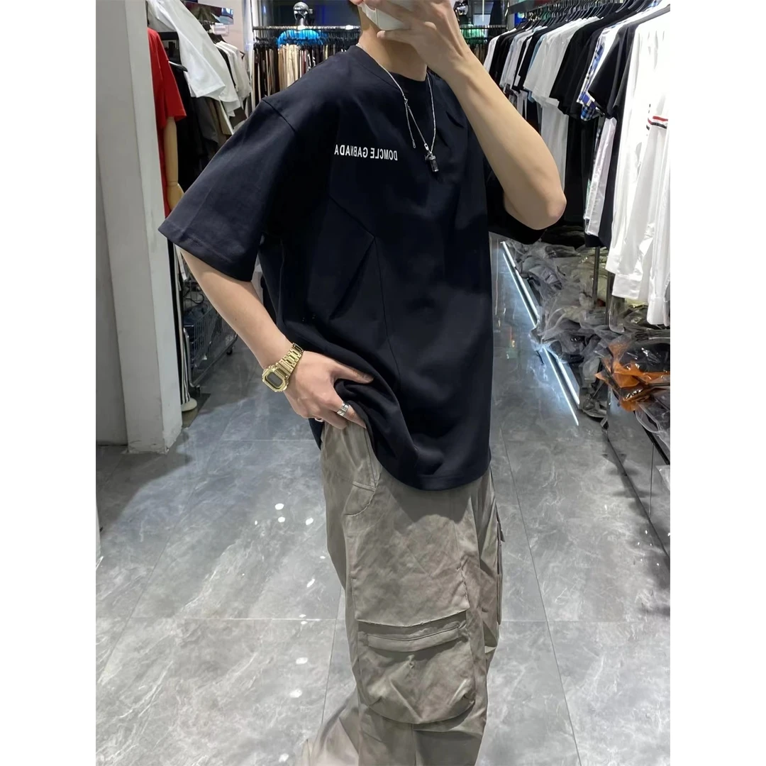 DG奢潮原创/纯棉字母印花短袖（113A3019）