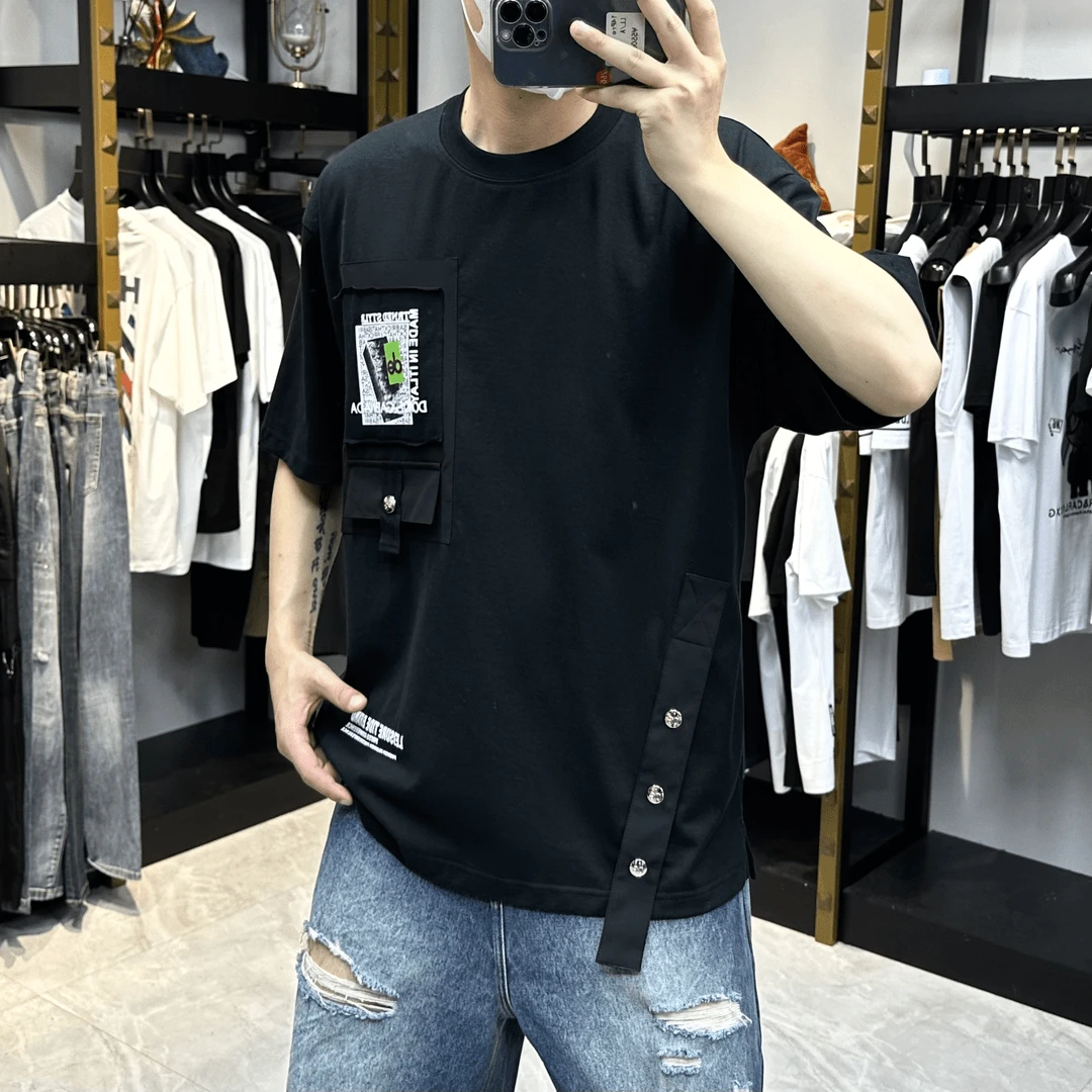 DG 毒佳定制（280克纯棉）原创工艺潮欧短袖（113A3129）