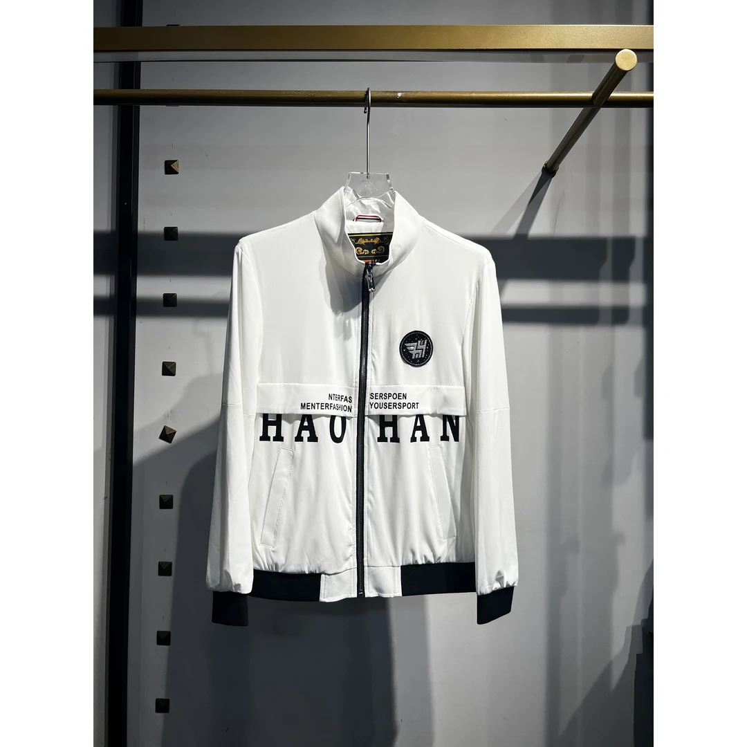 BX欧货刺绣图案春秋简约夹克（2158）