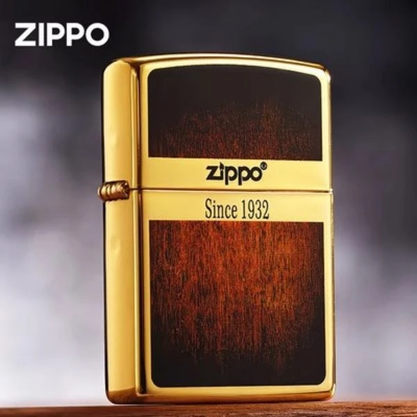 ZIPPO正品打火机珐琅起源木纹防风男士礼物个性