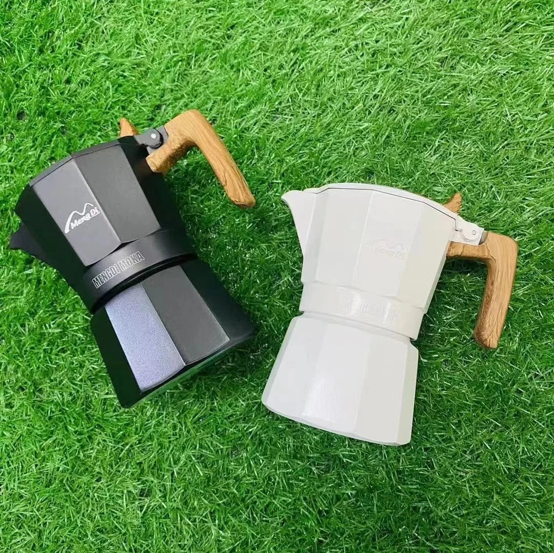 【高定款】黑武士意大利原装进口阀双阀摩卡壶2杯份咖啡壶浓缩