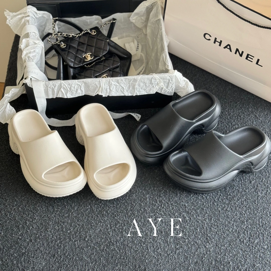 【AYE】24SS｜辣妹甜妹时髦百搭厚底增高拖鞋｜轻便回头率拉满厚底拖