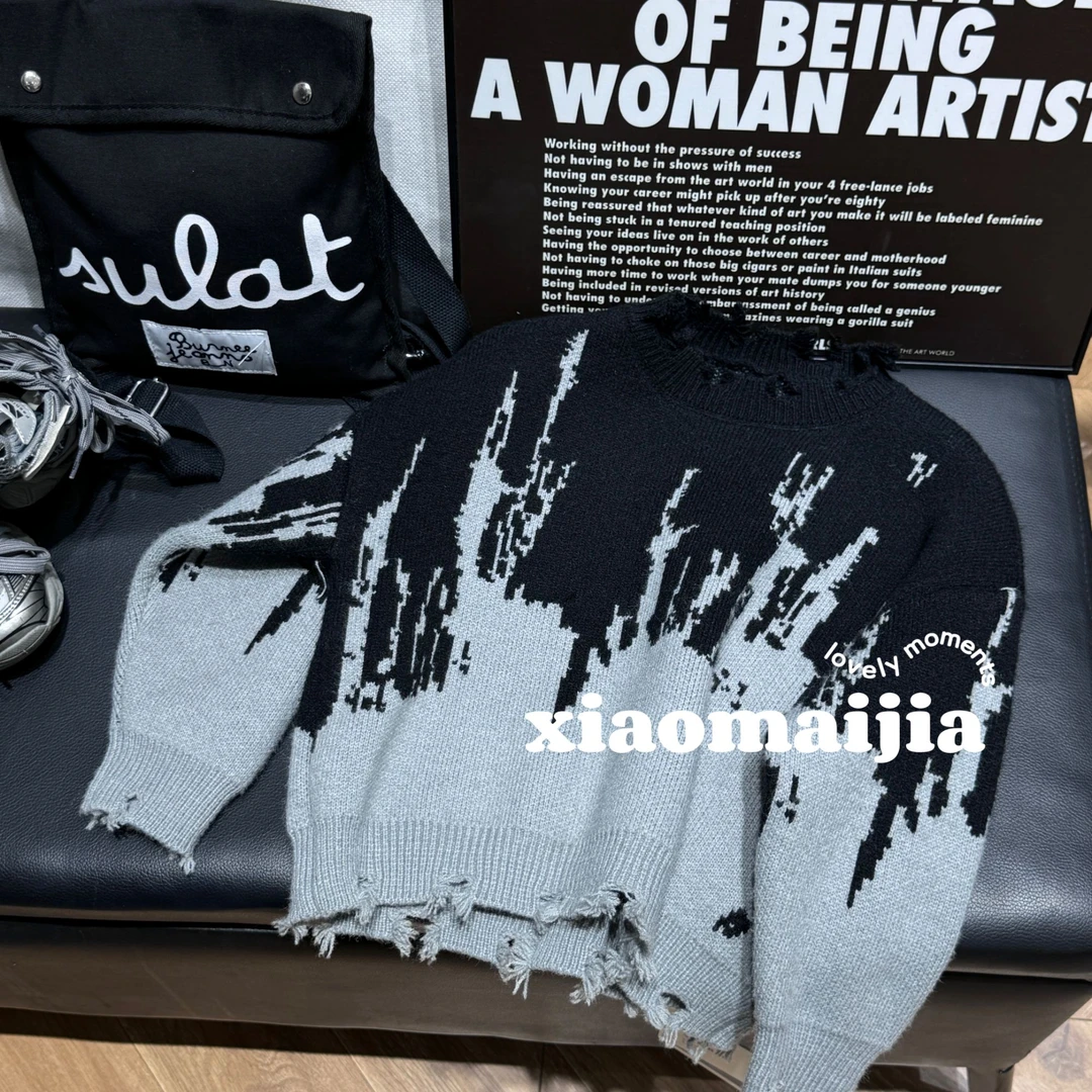 秋款新款百搭时尚韩版儿童宽松洋气毛衣-01009