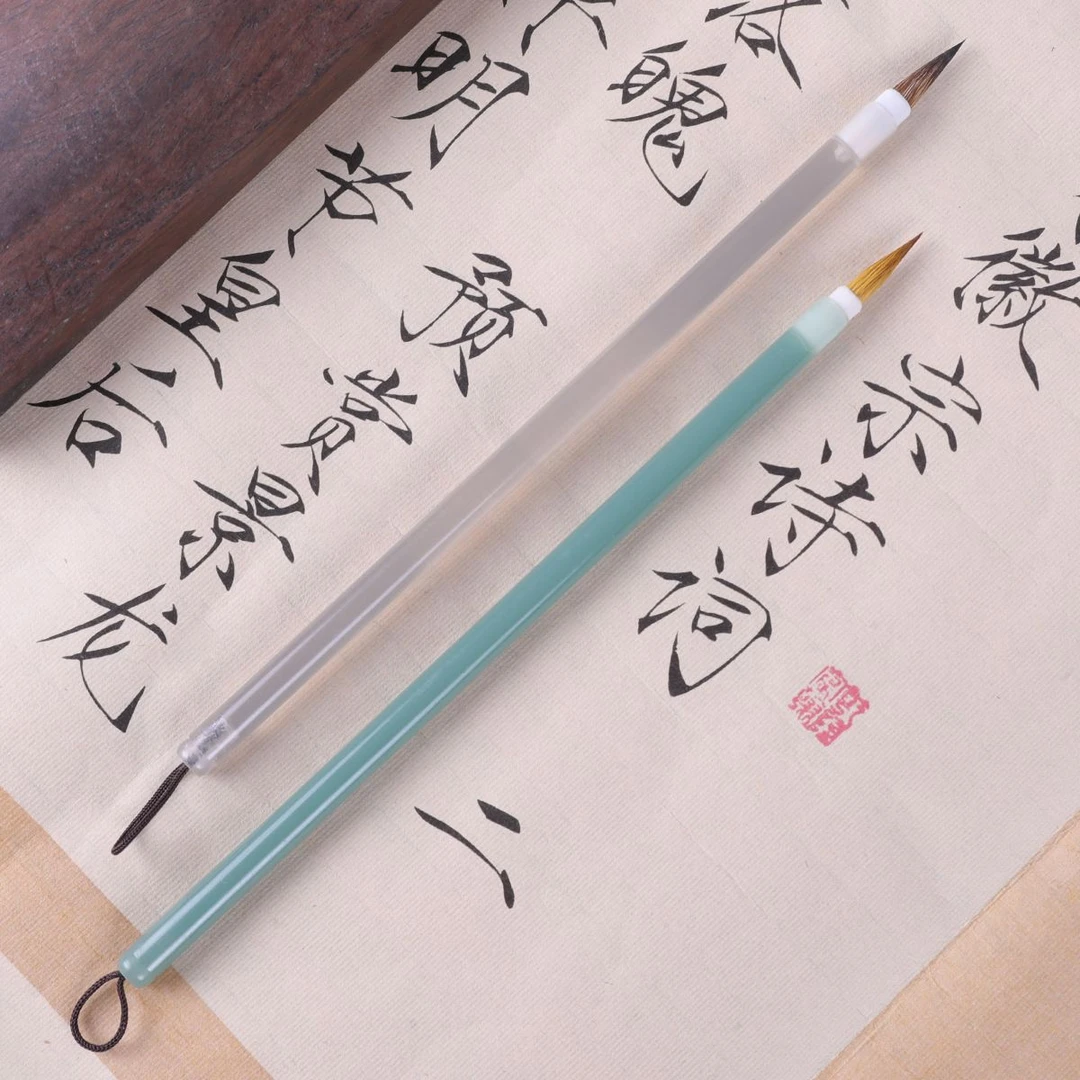 天青烟雨狼毫紫毫小楷毛笔宋徽宗瘦金体毛笔书法国画工笔画勾线