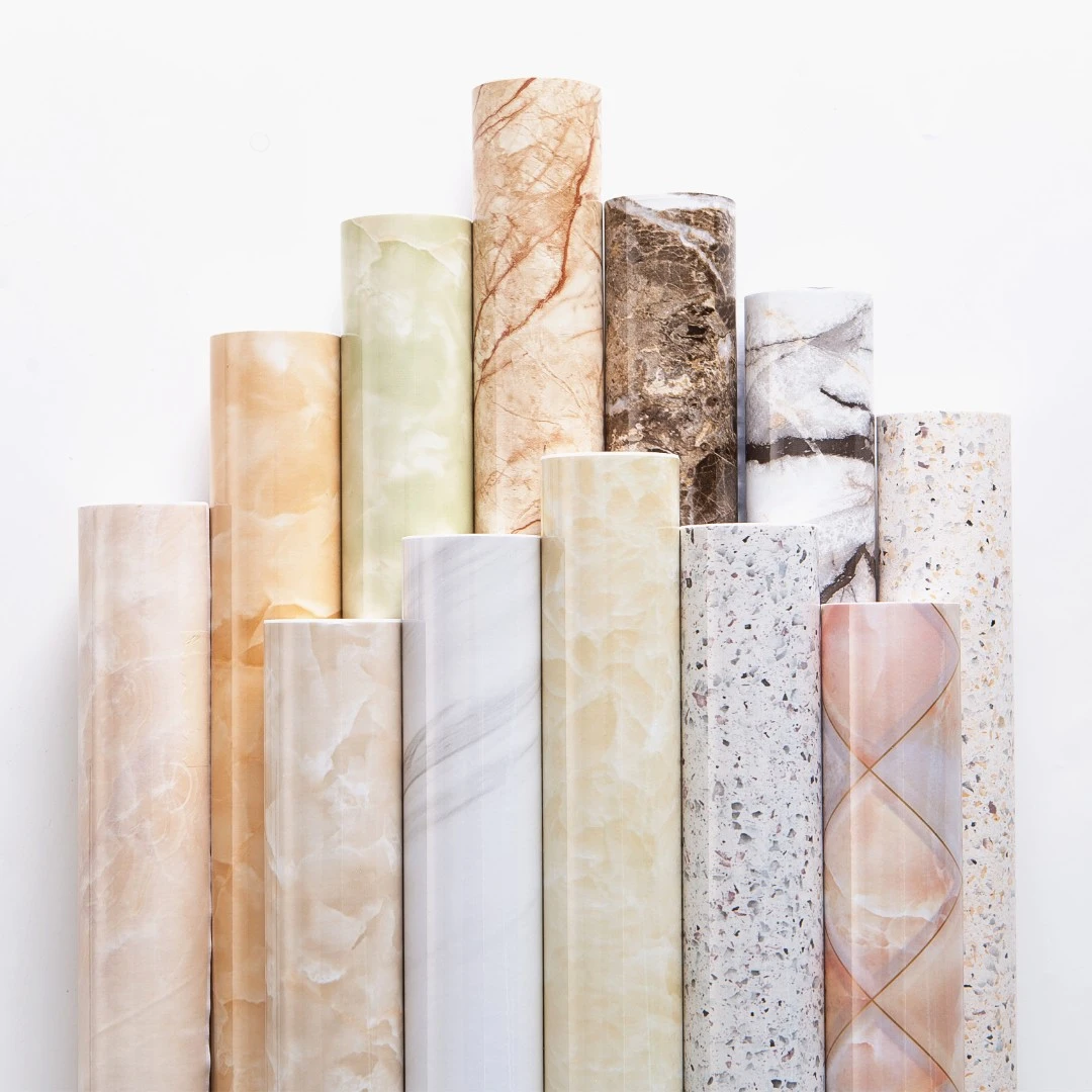 厨房防油贴纸防水自粘墙纸大理石墙贴灶台面桌面翻新装饰家具贴膜