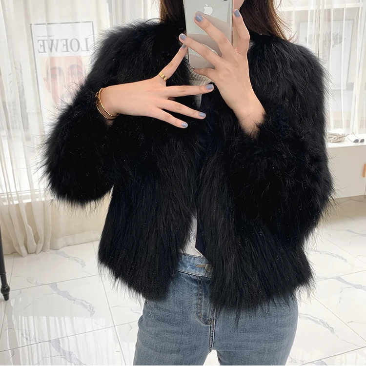 【小叶主推】黑色福利冲销量编织款特密特厚外套