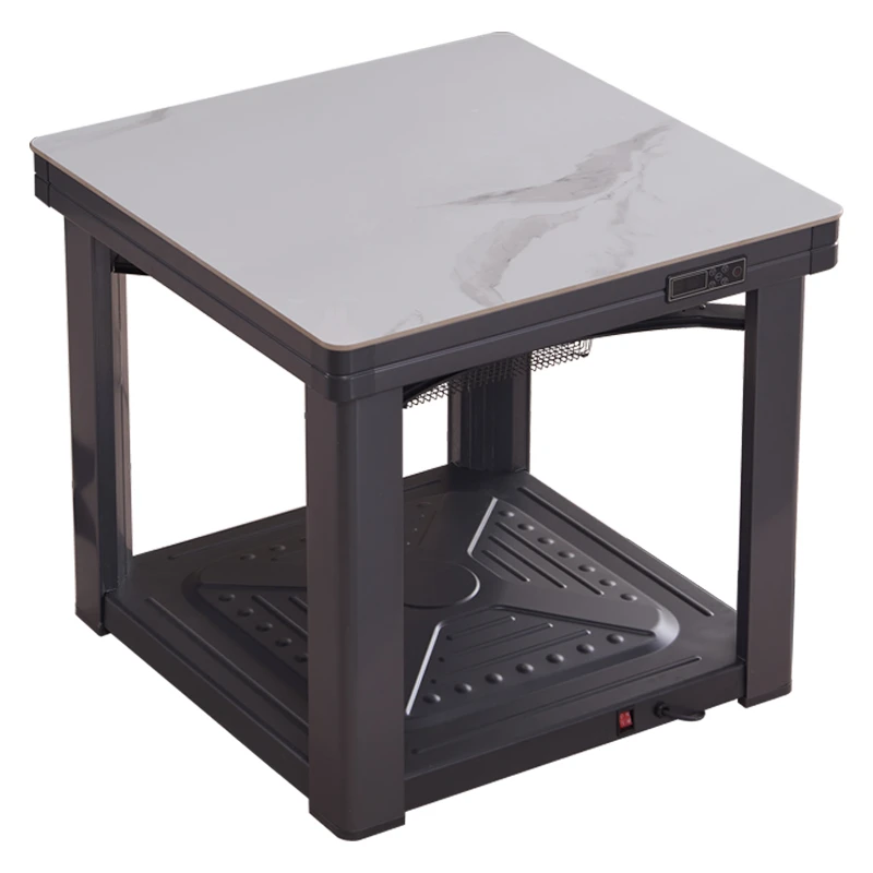 RIQD/瑞强电取暖桌固定正方形烤火桌家用上下发热电烤四方八仙桌