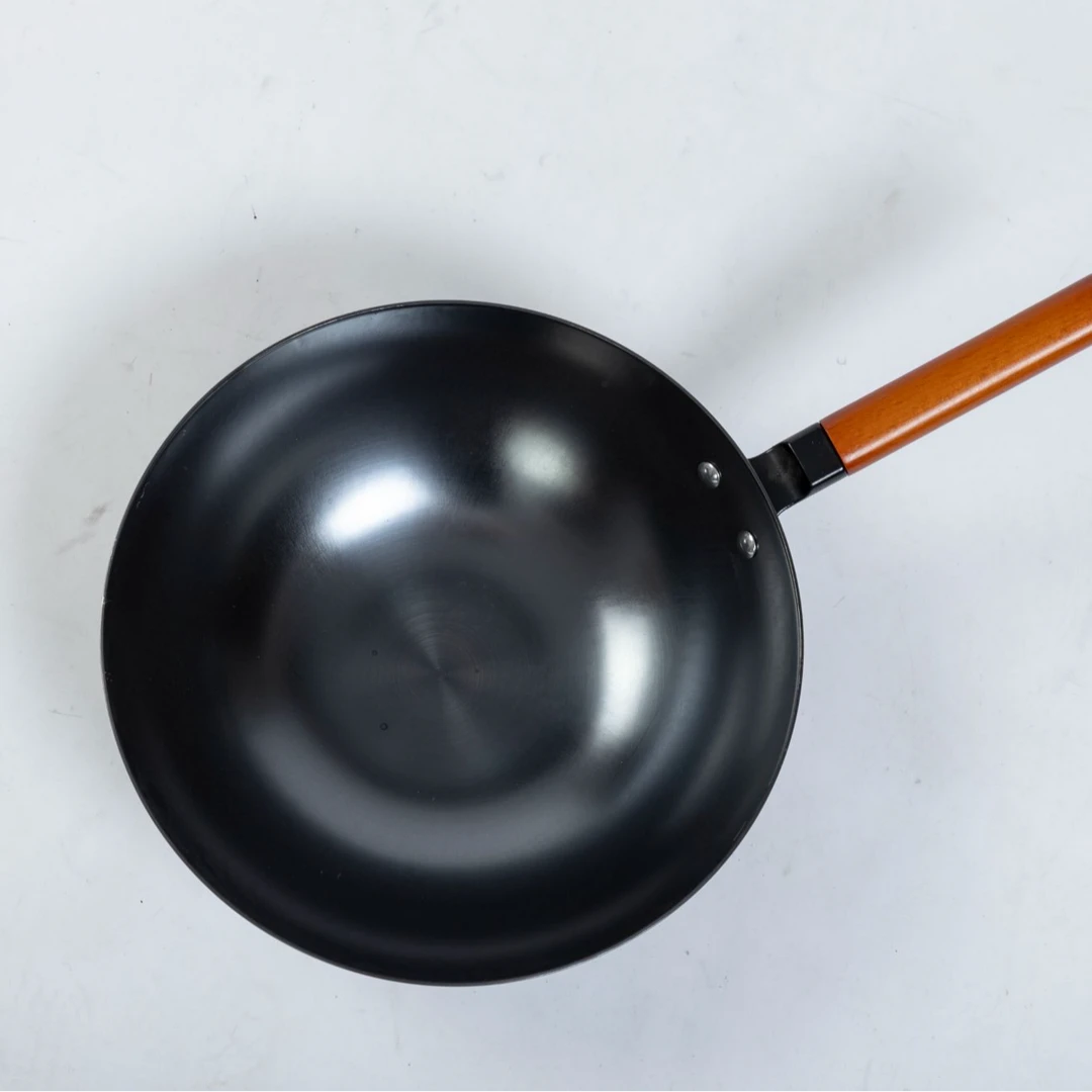 古蔡原生态铁锅，无涂层，不生锈，高温氮化