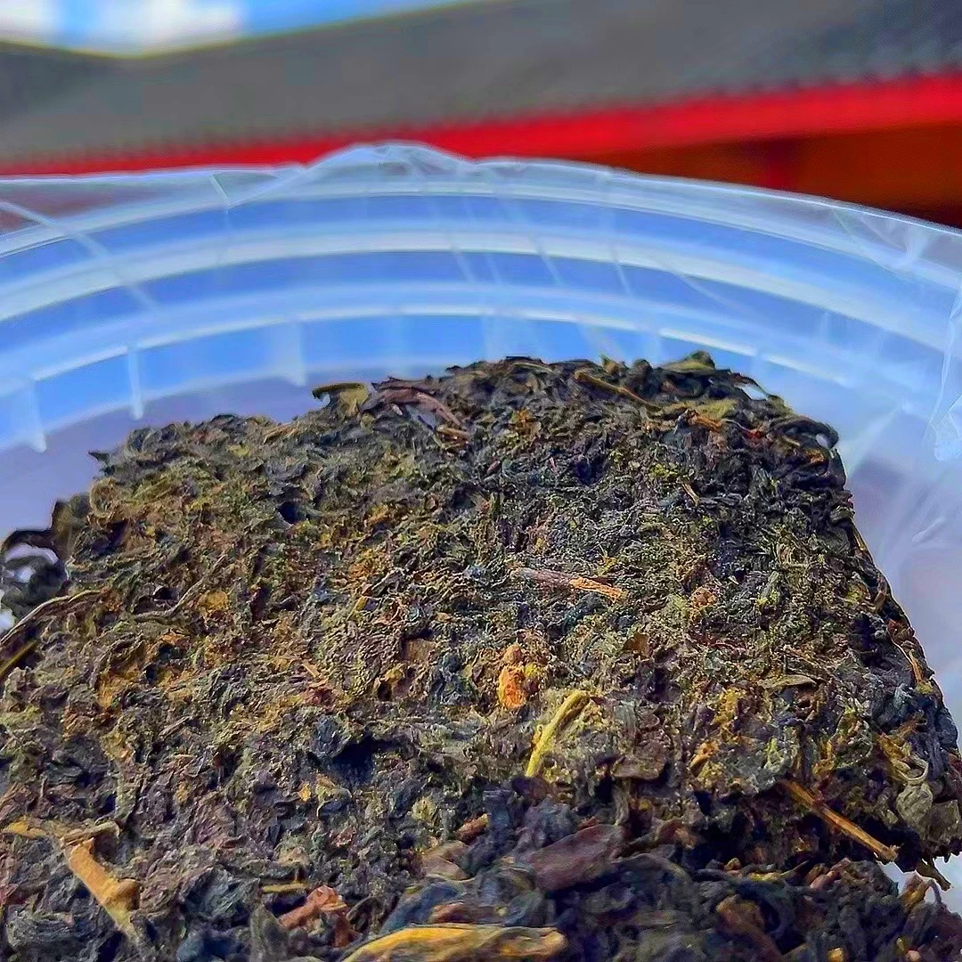 甜柔宝一斤散装/2016年/茯茶/安化黑茶/桶装