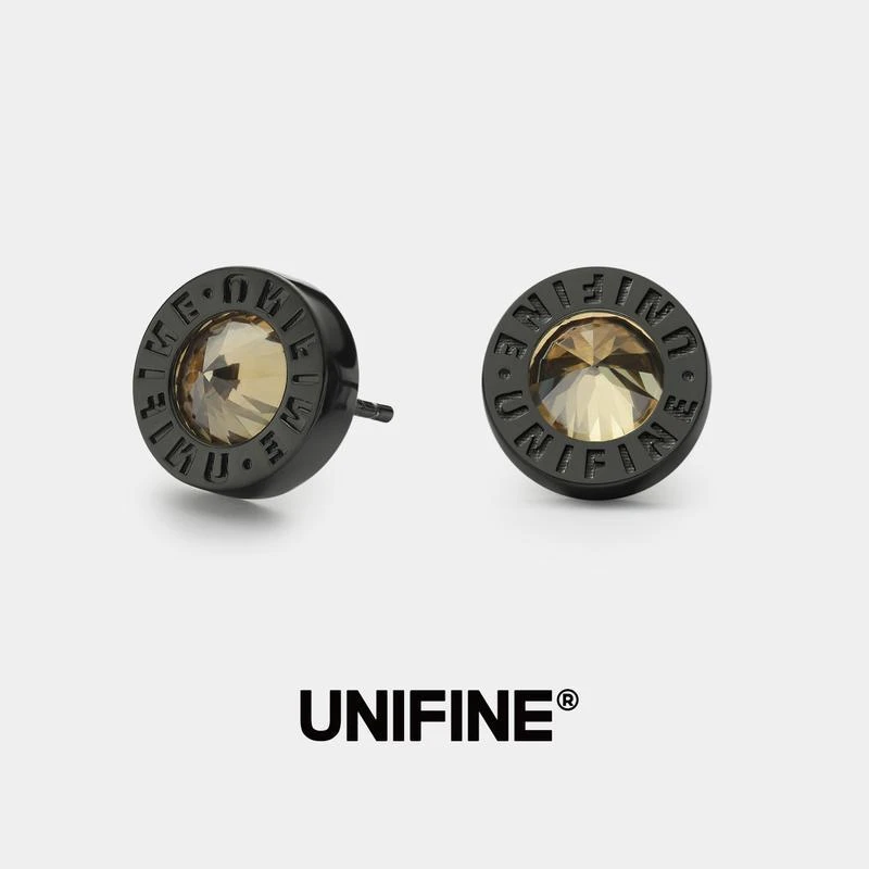 925银耳饰 轻奢倒石设计创意原创设计中性百搭个性潮酷简约耳钉