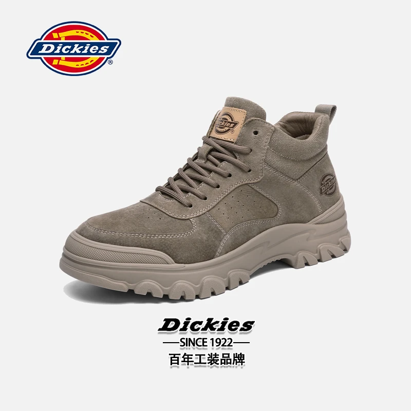 Dickies马丁靴男高帮英伦风男鞋秋季棉鞋工装靴中帮男靴男士靴子