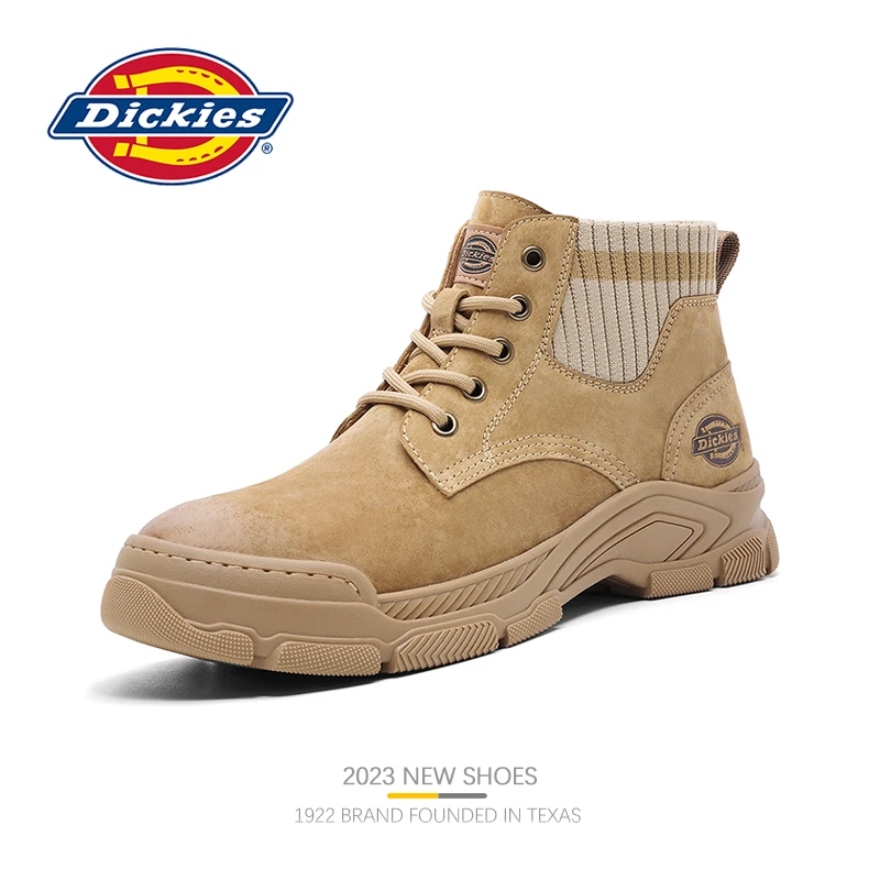 Dickies马丁靴男2025春季潮鞋新款时尚百搭高帮男复古休闲马丁靴