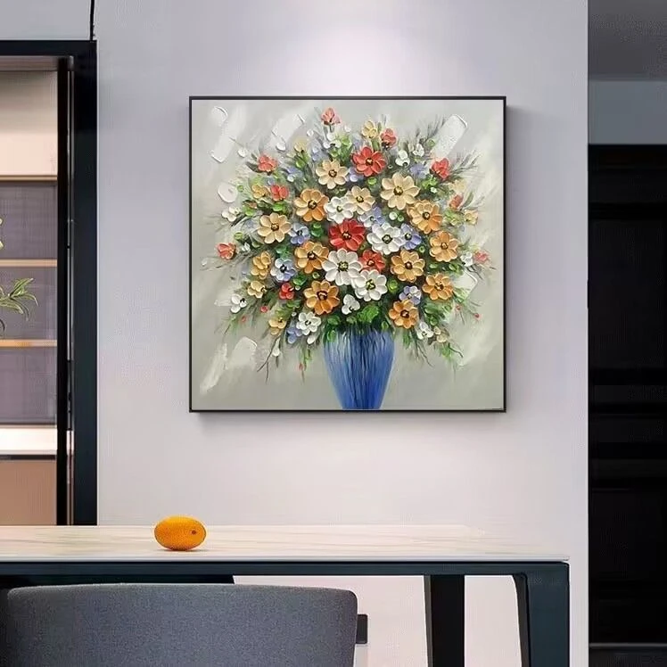 花卉现代餐厅客厅卧室玄关挂墙挂画高档墙壁画卫生间遮挡画