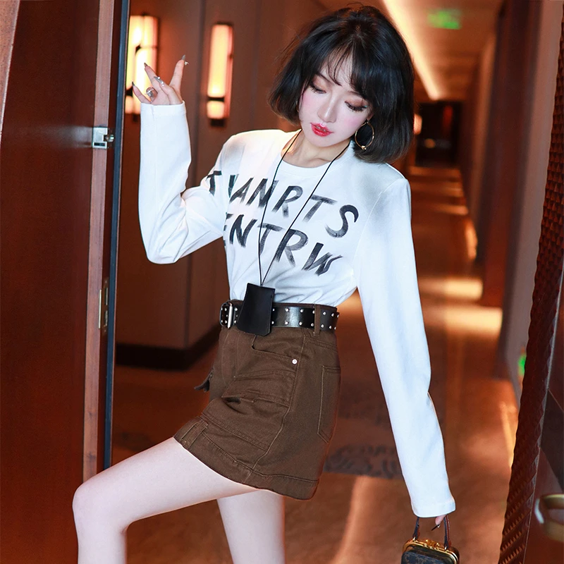 【现货】MIUCO涂鸦字母正肩T恤