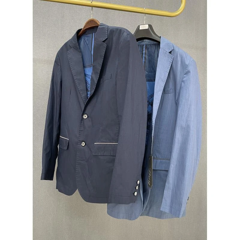 韩版薄款单西男士修身春夏季西服时尚简约休闲商务上衣百搭外套