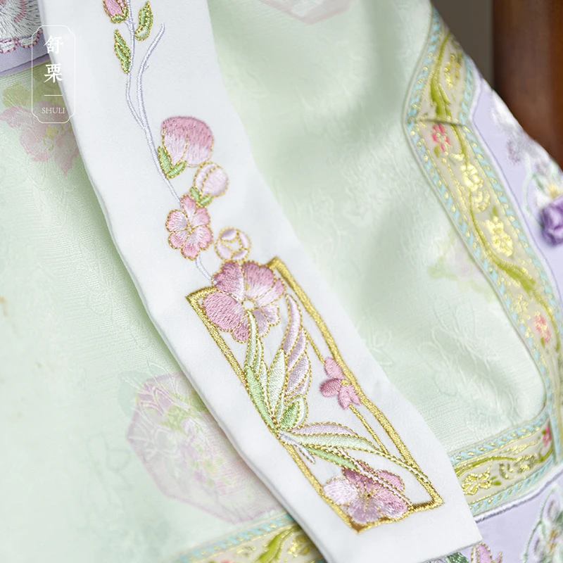 【香香搭配领巾】舒栗刺绣格格服清朝领巾搭配古风女孩仙气旗袍汉服