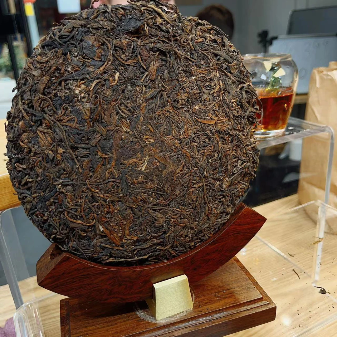 【13500-80】广别裸饼 普洱生茶 350克 带茶样