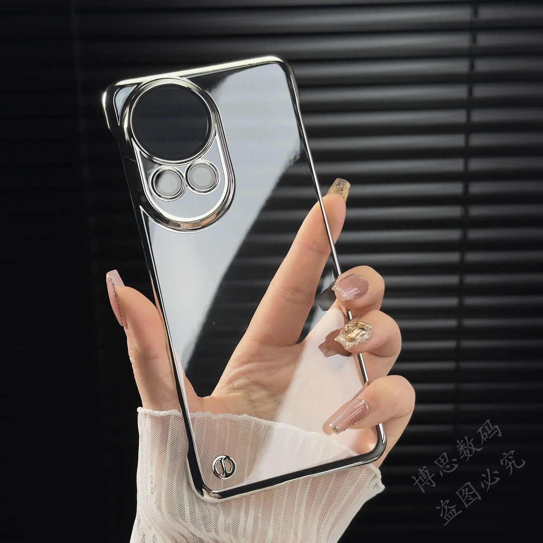 适用华为Nova12 Pro/Ultra超薄透明无边框防摔壳镜头全包网红壳