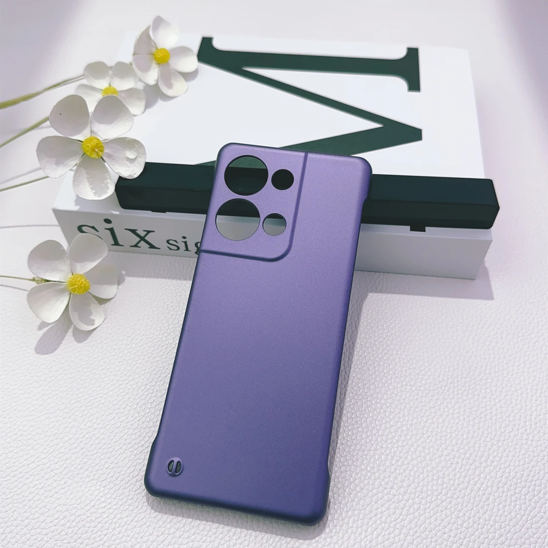 适用OPPOReno8-5G/Pro【金属烤漆工艺+超薄无边框】亲肤感防指纹