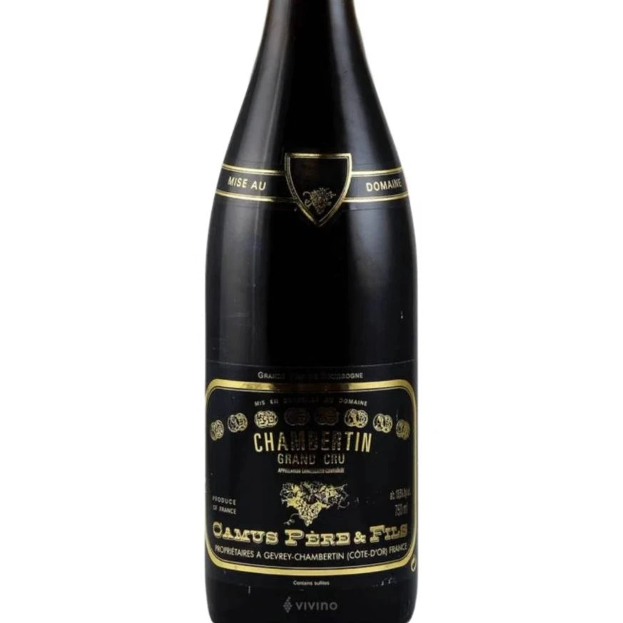 法国勃艮第 卡穆父子香贝丹干红葡萄酒2017 750ml