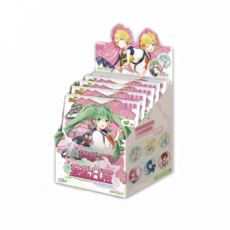 正版初音未来吧唧官谷轻松日常马口铁徽章胸章二次元周边盲盒