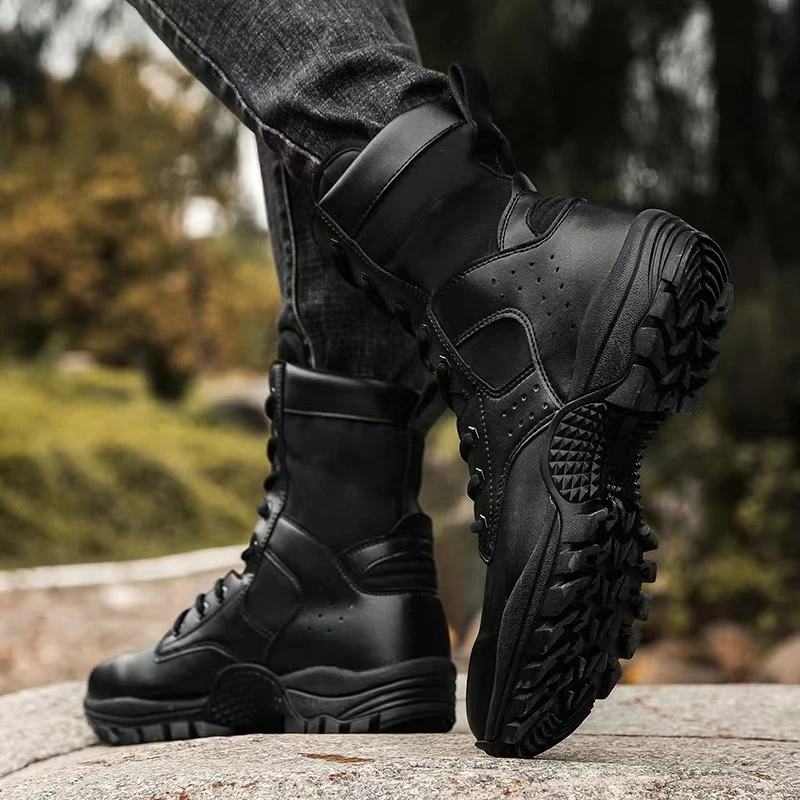 力威龙夏款21户外超轻透气作战靴