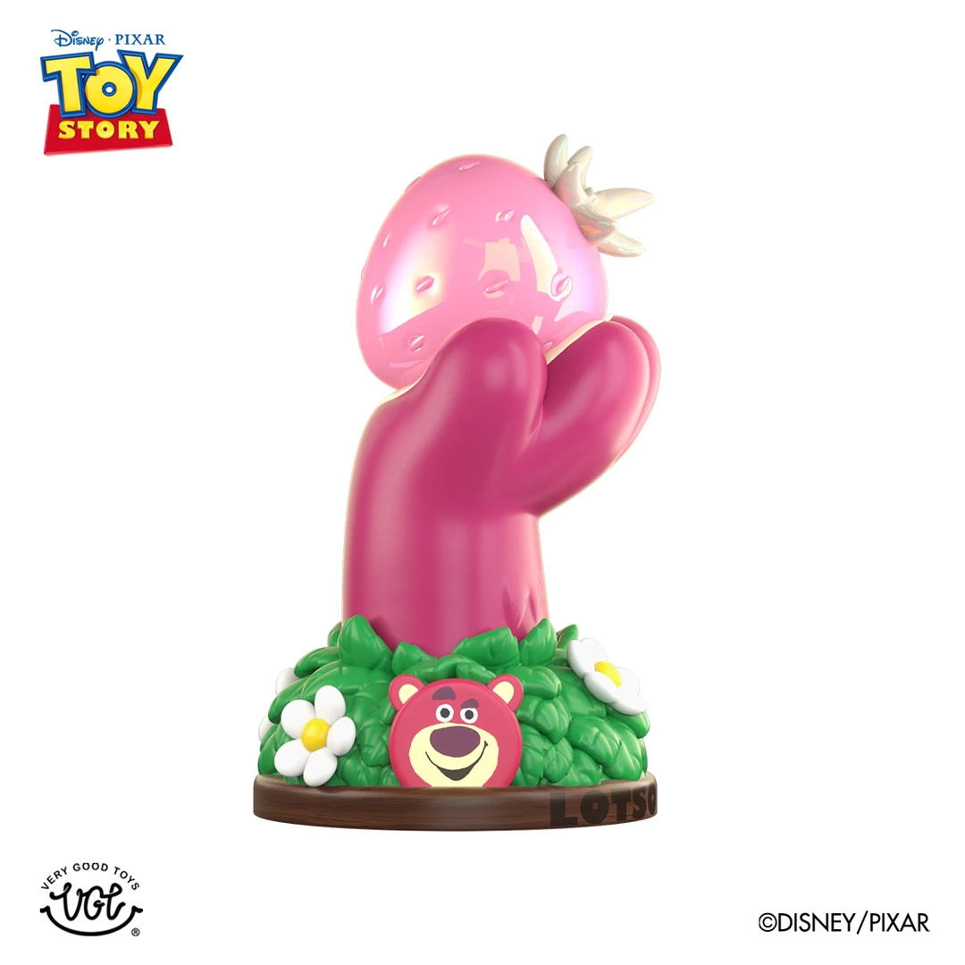 【VGT】迪士尼皮克斯正版授权草莓熊手灯潮玩手办家居氛围灯摆件