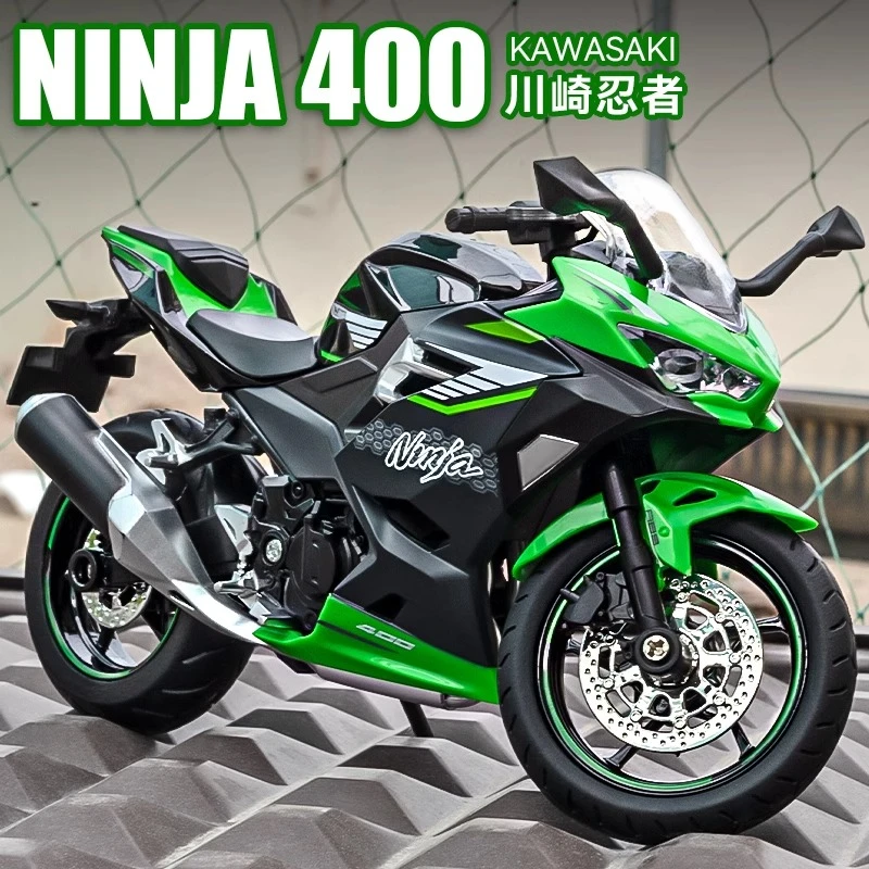 1:12川崎400摩托车模型仿真合金忍者机车模型男生潮玩礼品摆件