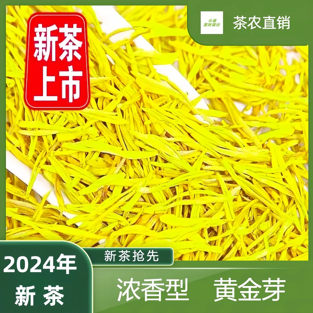 2024年明前雨前口粮茶高山黄金芽新茶浓香型一芽二叶