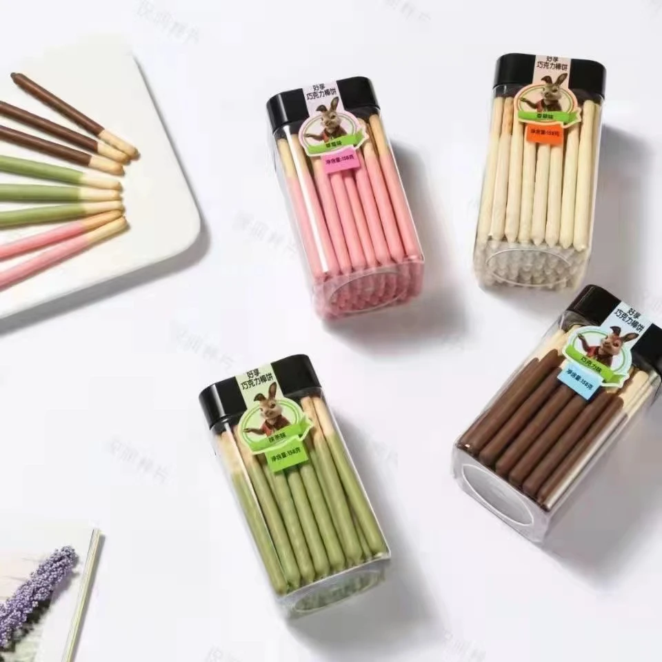 好享巧克力棒饼138g香草味脆滋棒长条手指饼干休闲零食