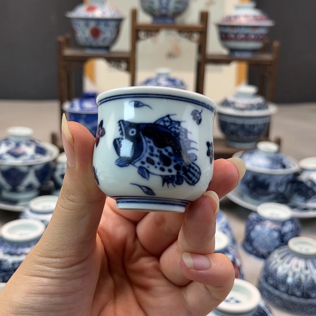 【闪购商品】珠珠分享 景德镇手工手绘